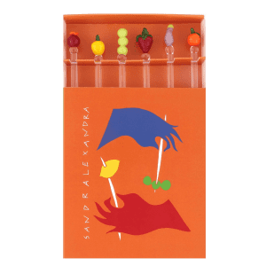 Cocktail & Nibble Murano Glass Sticks