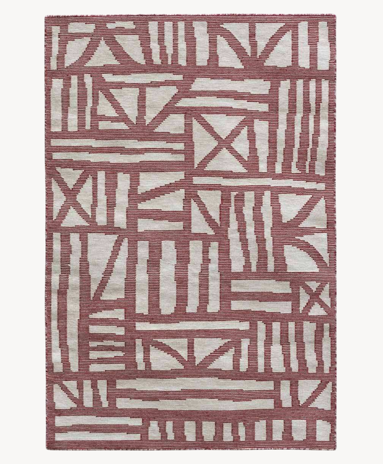 Tudor Flatweave Rug – Red
