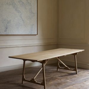 Folding 'Campaign' Refectory Table