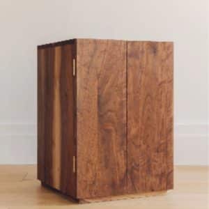 Rippled Bedside Cabinet