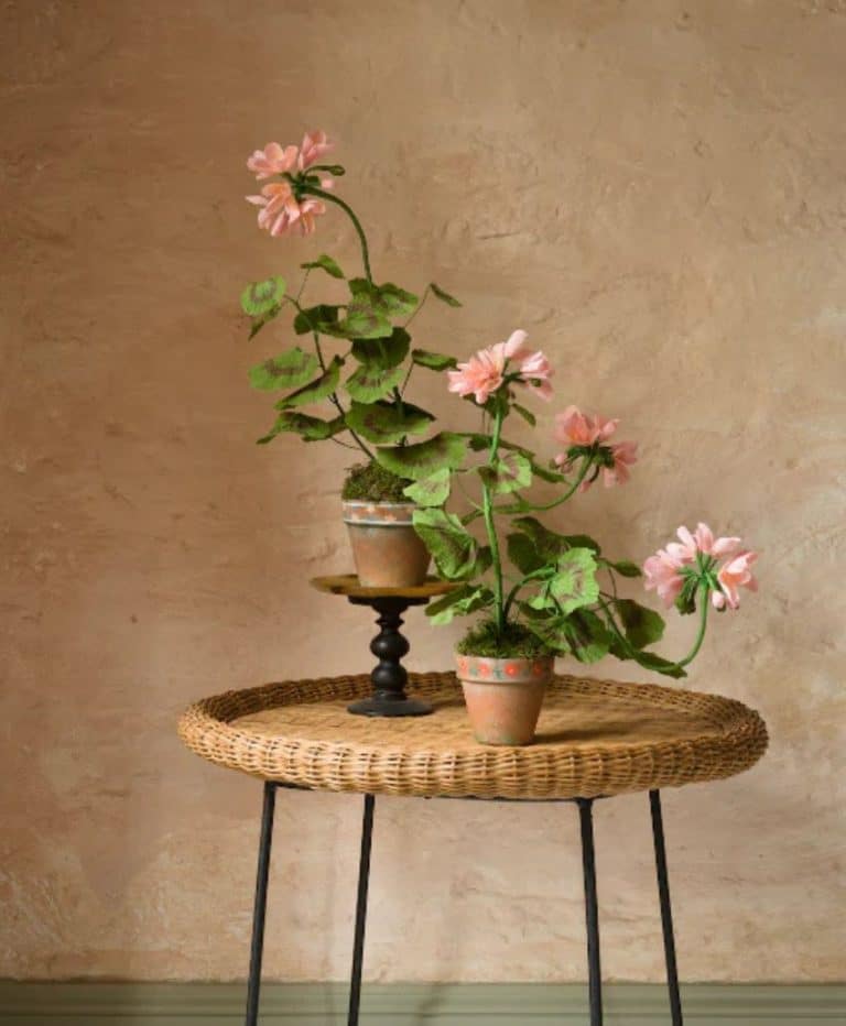 Paper Flower Pink Geranium