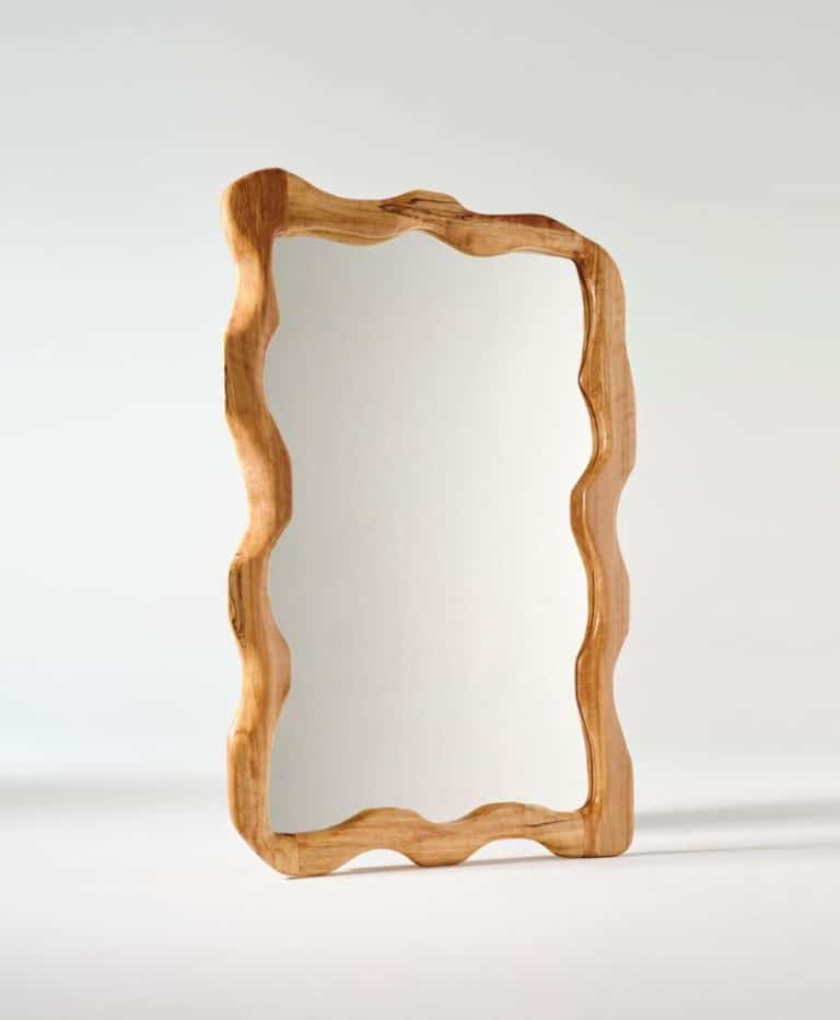 Wobbly Spalted Birch Mirror