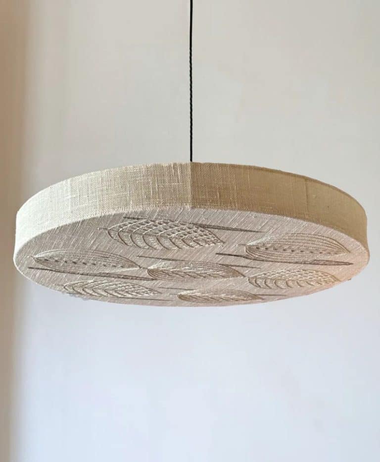 Whitework Embroidery Light 1970s