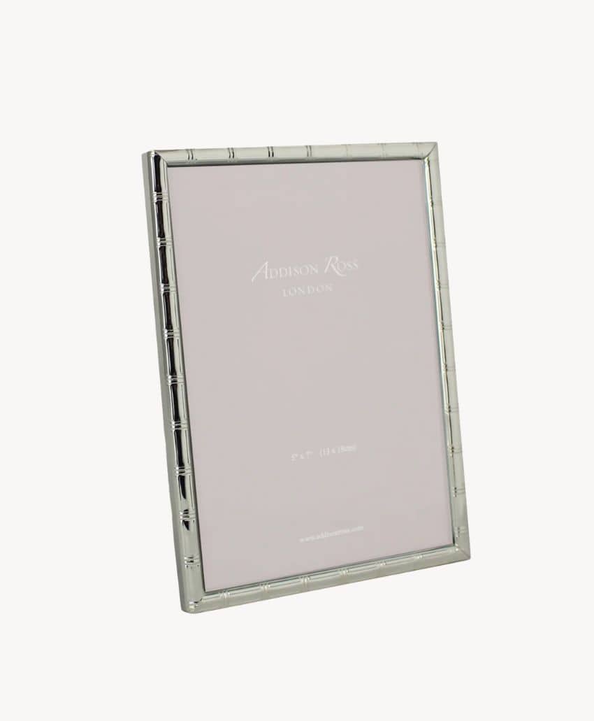 Cane Silver Plated Photo Frame