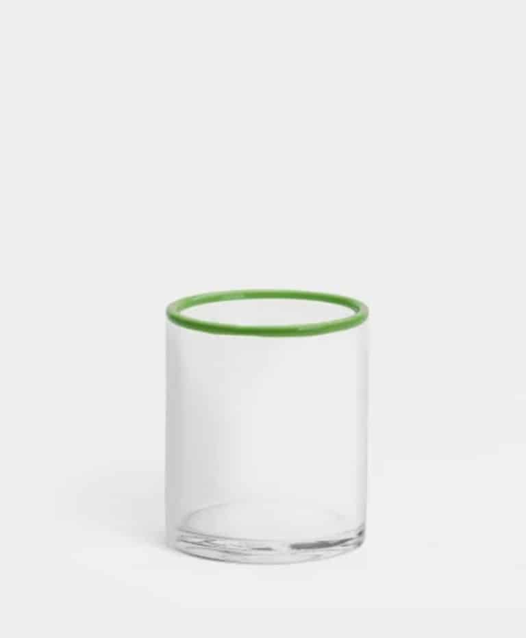 Idbury Low Ball Green Rim