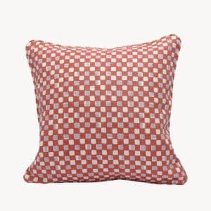 Faye Rust & Lilac Cushion Cover