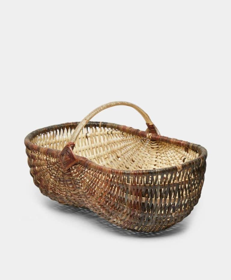 Handwoven Willow Deep Gathering Basket