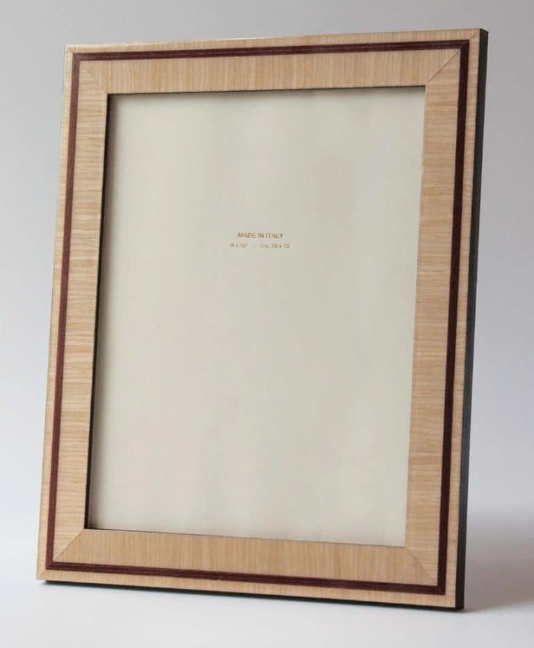 Sabrina Handmade Oak & Mahogany Marquetry Photo Frame – Large