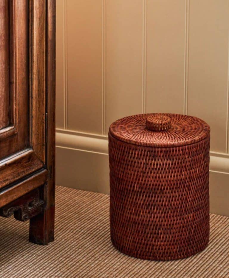 Strand Rattan Bathroom Bin