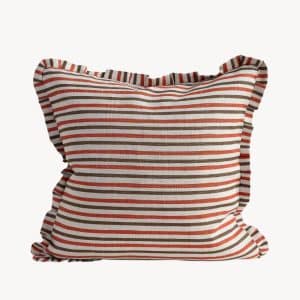 Anna-Lisa Rust Cushion Cover - Ruffles