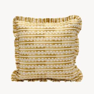 Marianne Saffron Cushion Cover - Ruffles