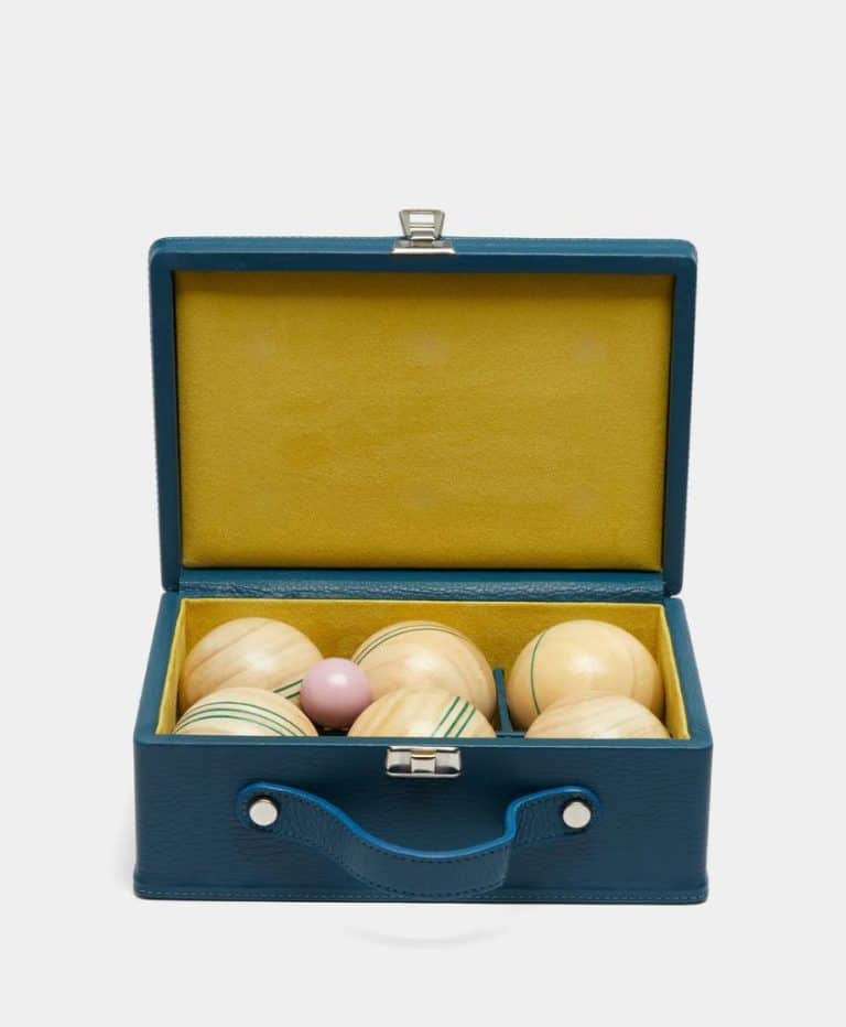Leather Boules Set