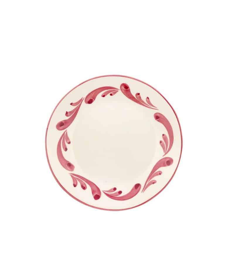 Celia Dessert Plate, Raspberry