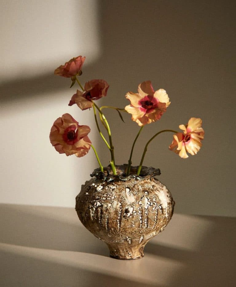 Poppy III Stoneware Vase