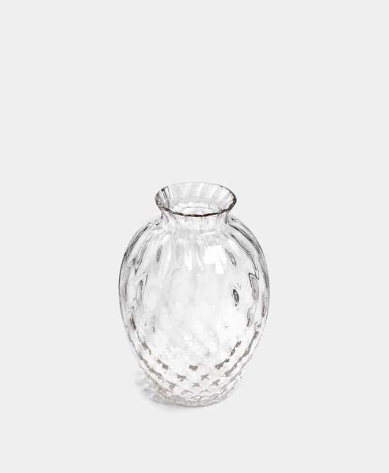 Polaris Hand-Blown Murano Glass Bud Vase (5in/13cm)