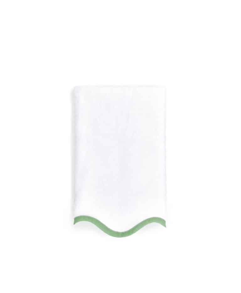 Pair of Amelia Scalloped Guest Towels