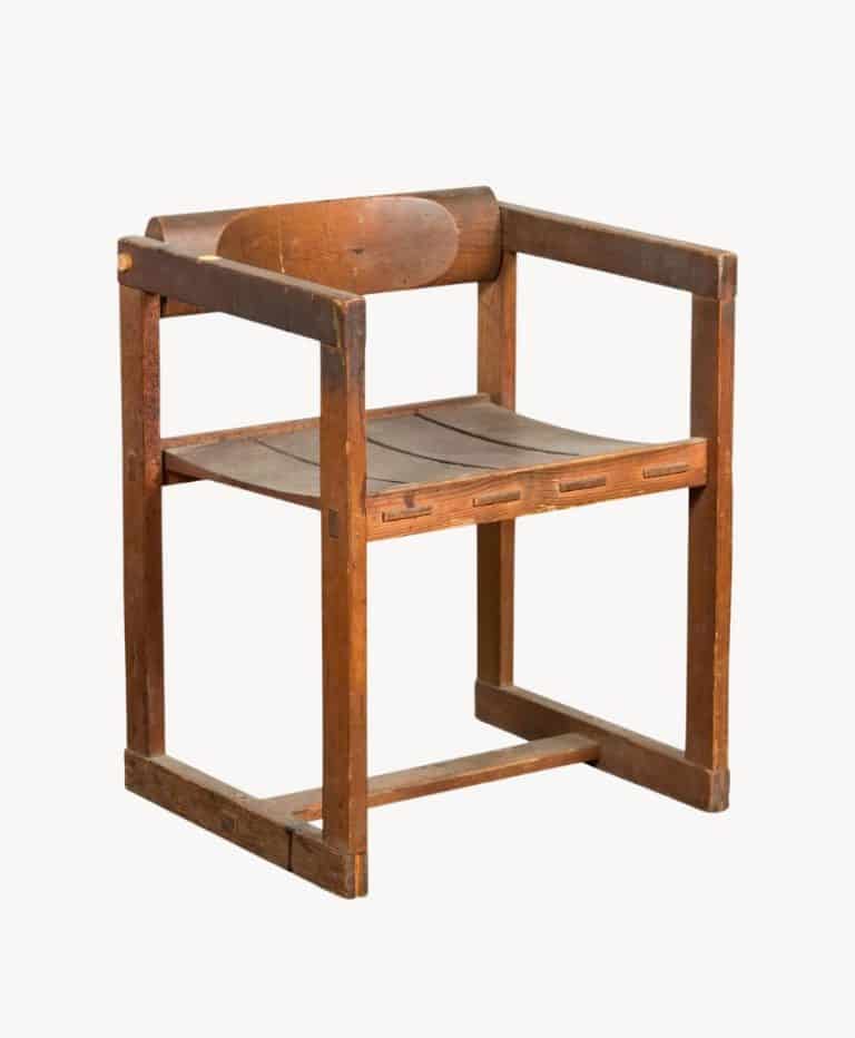 Artist Industrial Style Vintage Desk Chair with Rustic Character