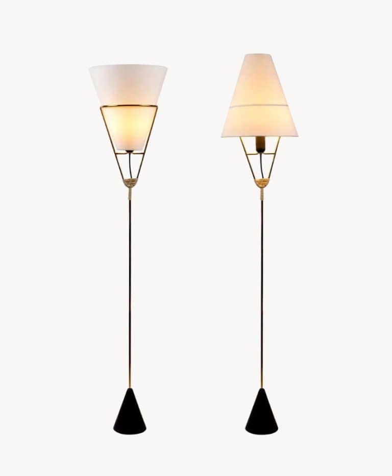 Pair of Carl Auböck Vice Versa Floor Lamps