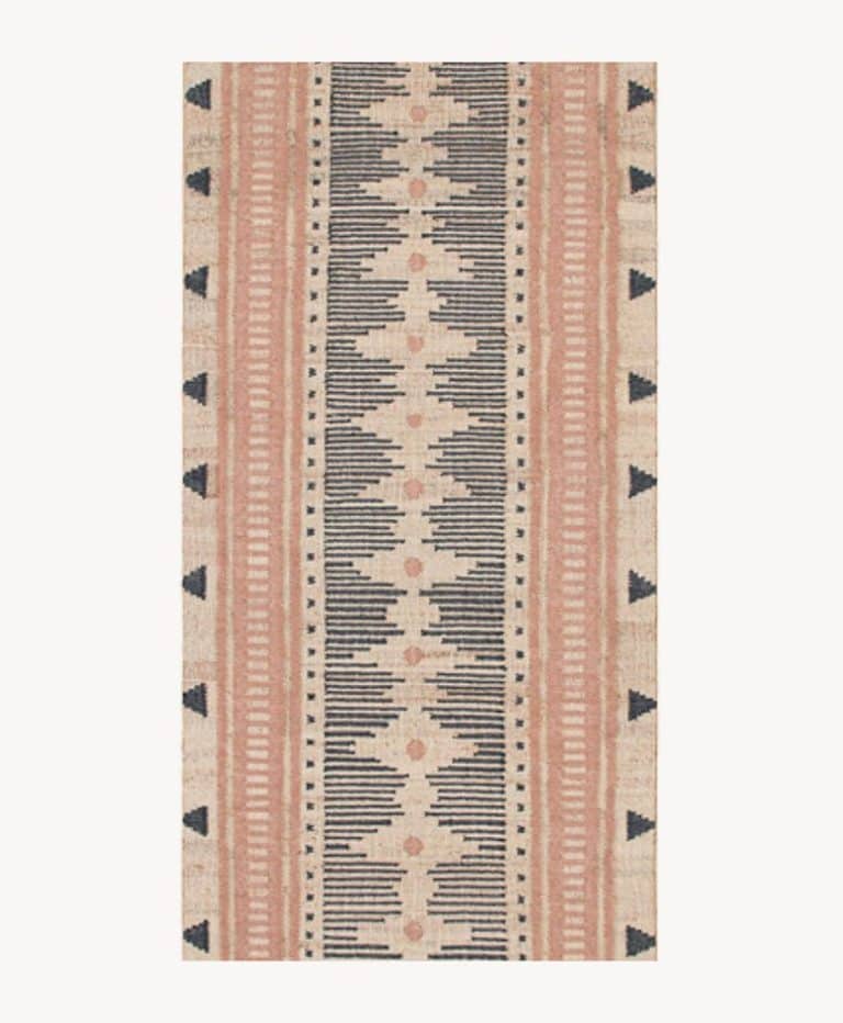 Ziggy Runner – Inky Diamonds & Terracotta