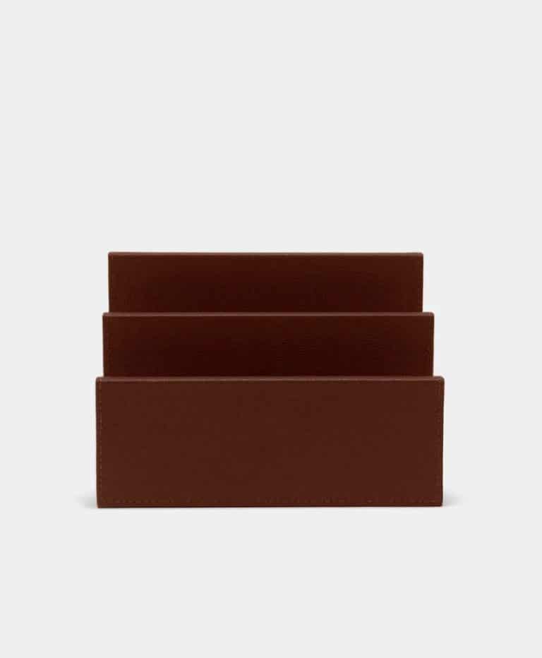 Arthur Leather Letter Holder