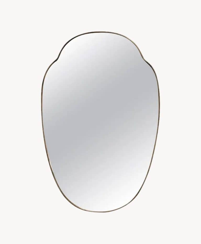 Vintage Shield Italian Wall Mirror, Medium