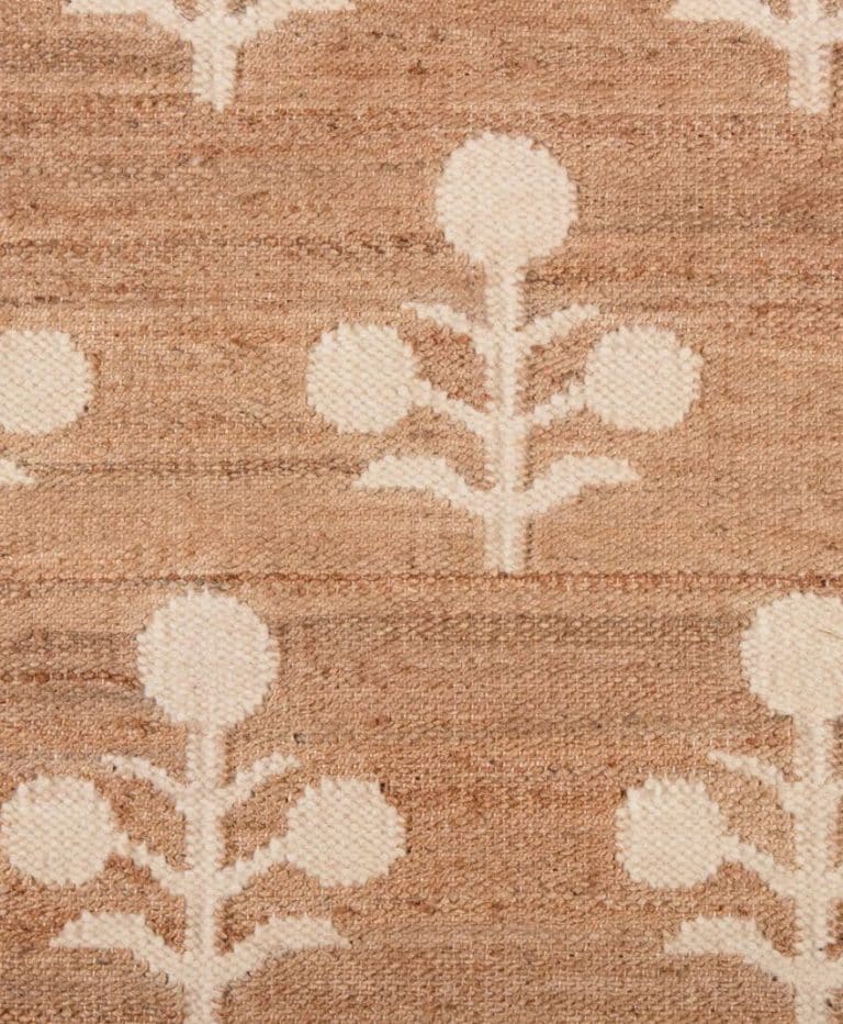 Floral Jute Rug