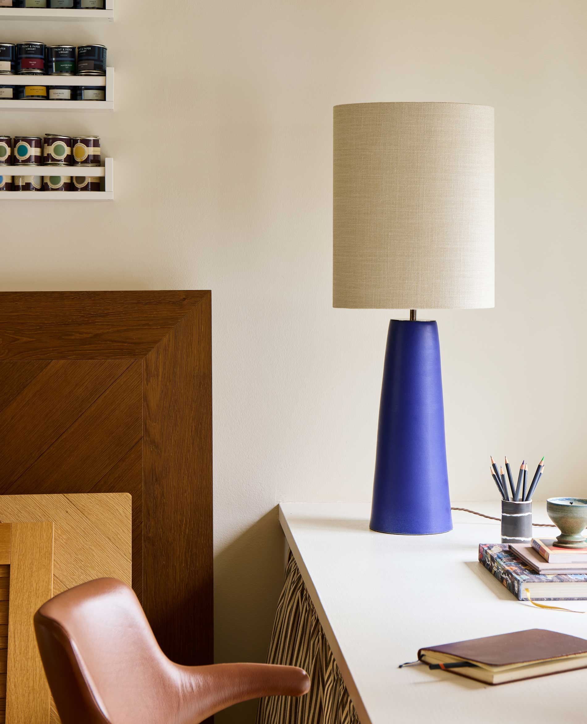 Blue Lamp by The WorkShop by Studio Peake, British Design Studio, London, UK - Scheme