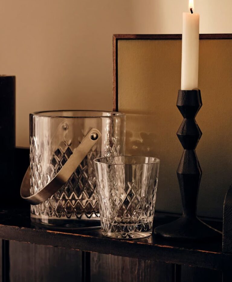 Barwell Cut Crystal Ice Bucket