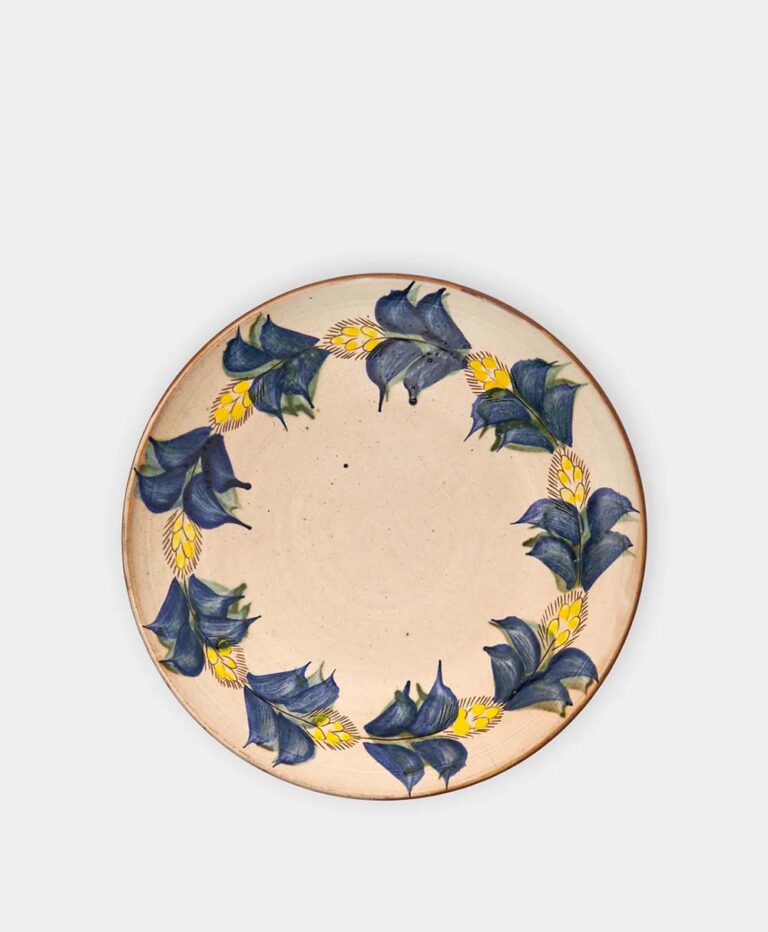 Manial Hand-Painted Ceramic Dinner Plates  (Set of 4)