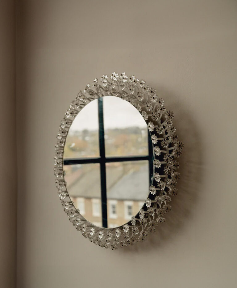 Mid Century Backlit Mirror by Emil Stejner