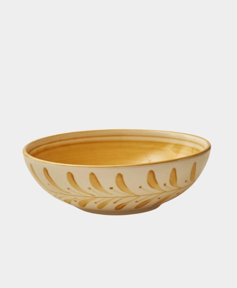 Helecho Salad Bowl, Golden Yellow