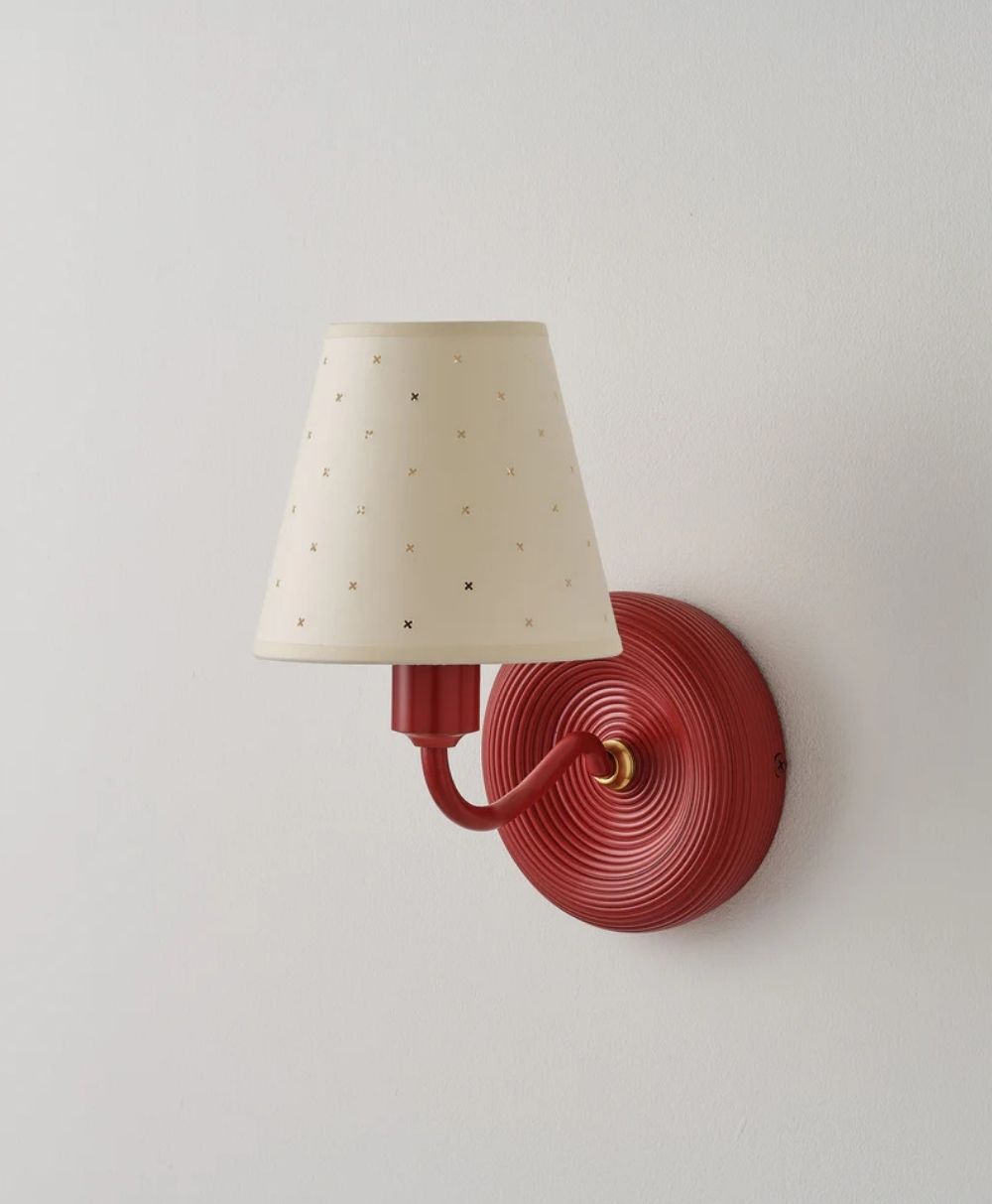 Hive Wall Light, Tomato