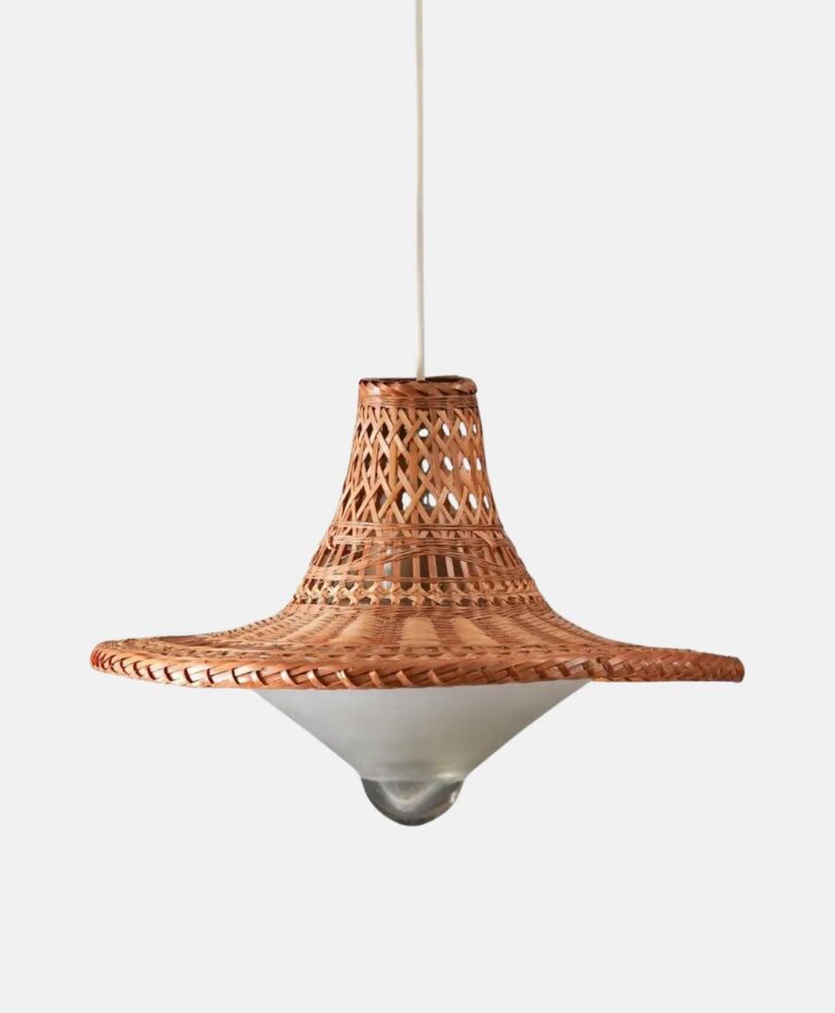Rattan pendant, 1950/1960s, Finland