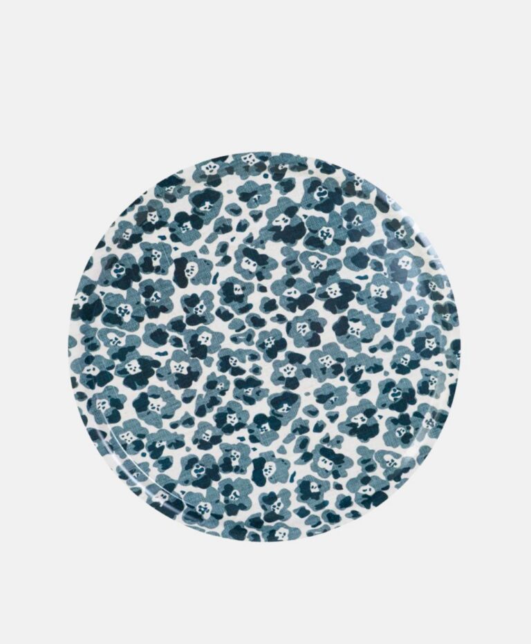 Serving Tray – Florence Indigo – Round 45cm