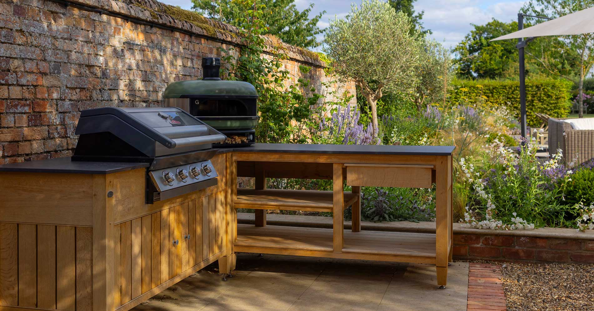 Huckelberry, handmade, bespoke garden furniture, Somerset, UK - Scheme