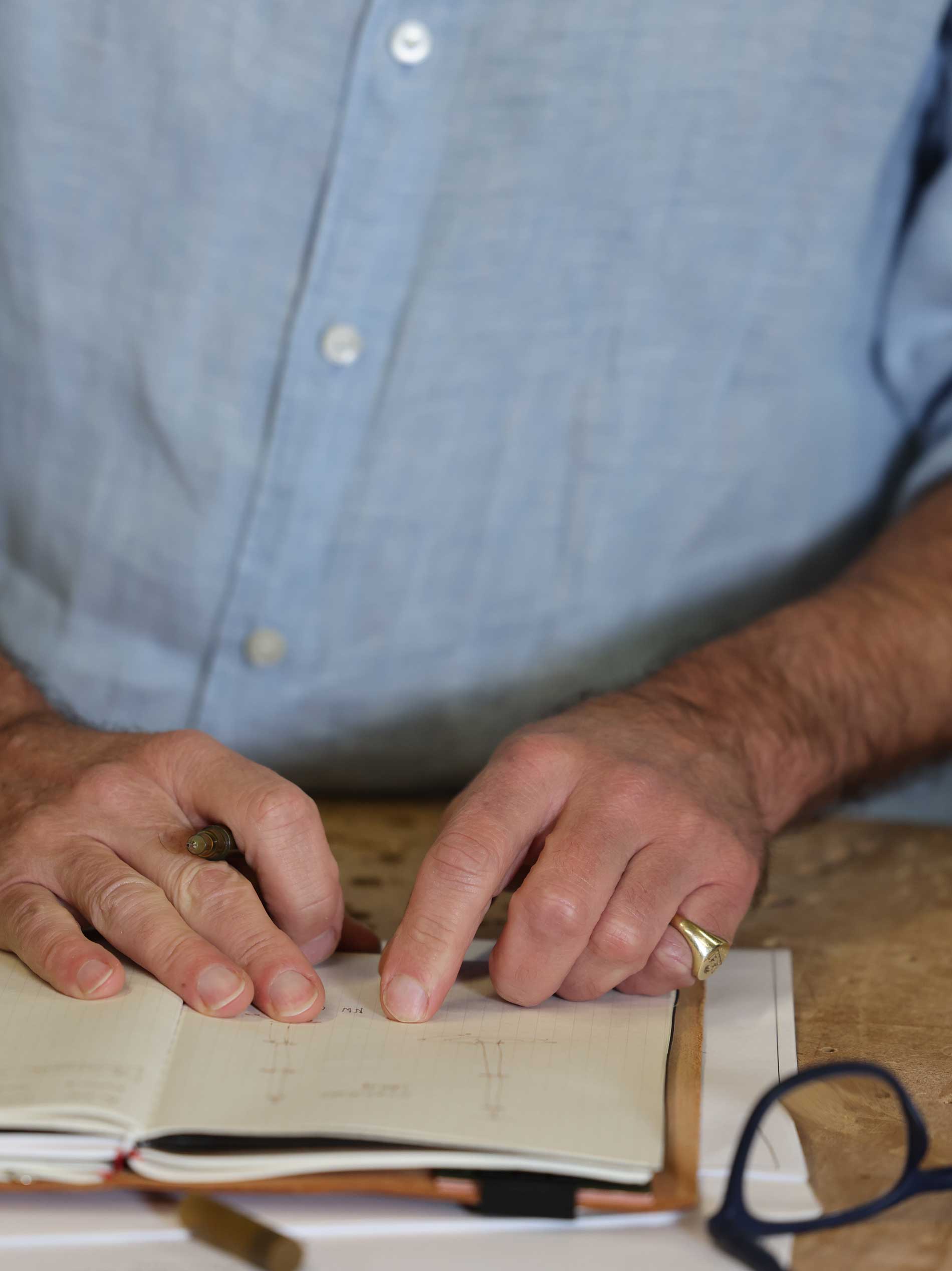 Huckelberry, in the workshop - handmade, bespoke garden furniture, Somerset, UK - Scheme