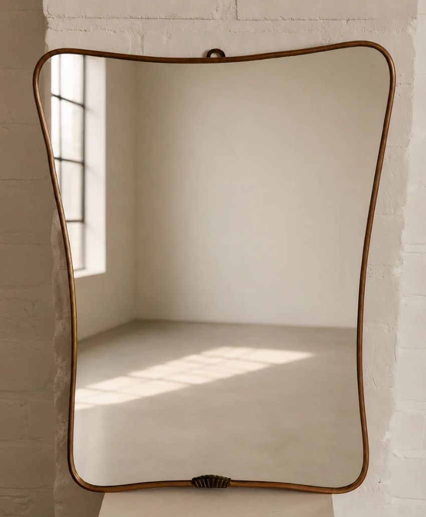 Passé The Store-Italian Shield Mirror