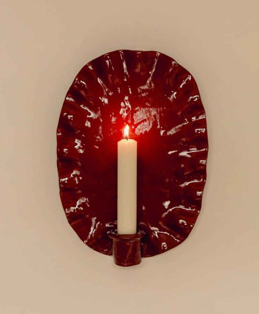 Passé The Store-The Ortigia Sconce – Oval Red