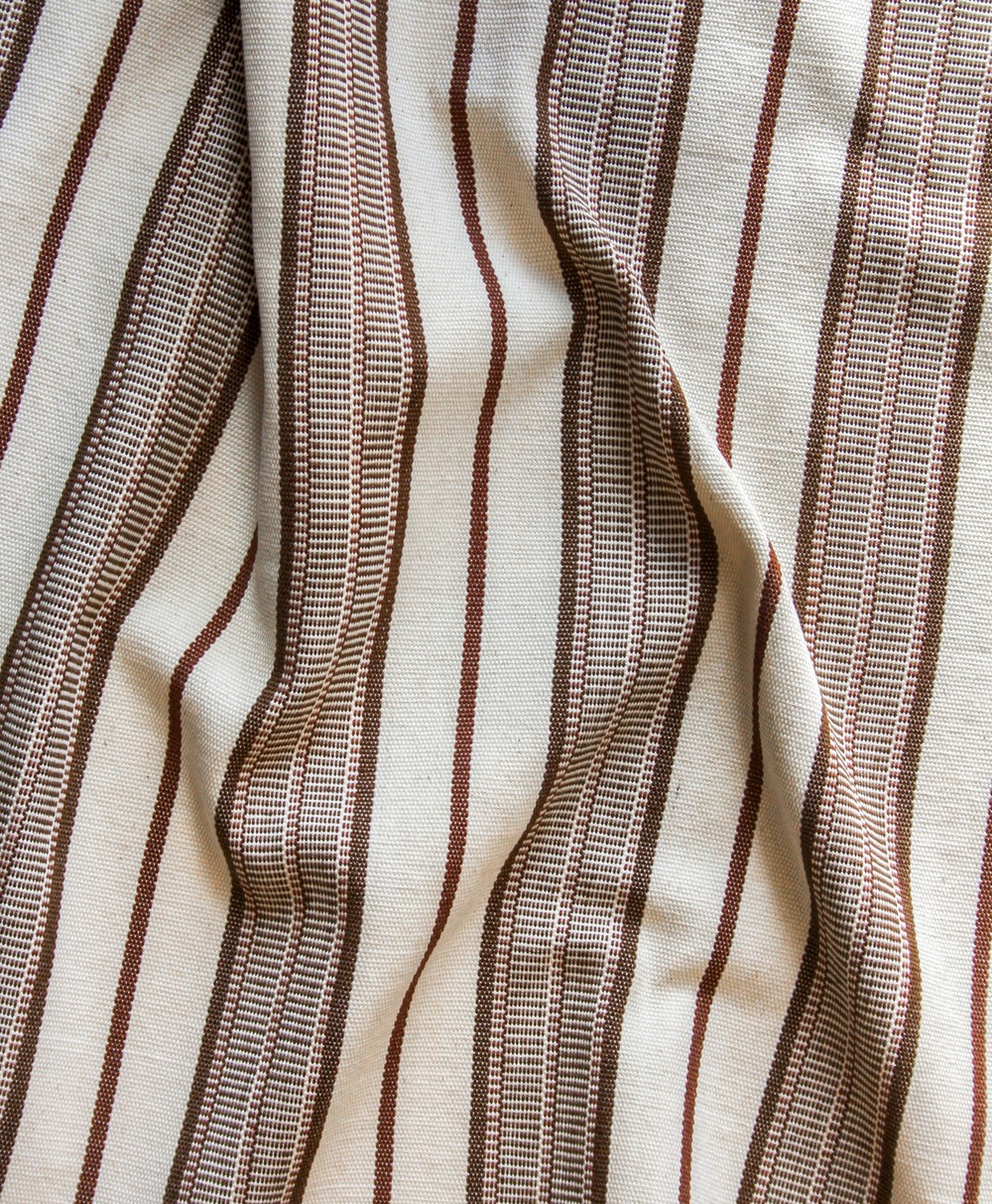 Routes-Aura-Handwoven-Stripe-Fabric-Earth Root