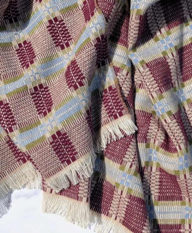 Katherine Fraser Jasper Overshot Blanket UK - Scheme