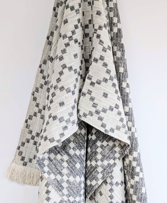 Katherine Fraser-Mabli Doublecloth Throw