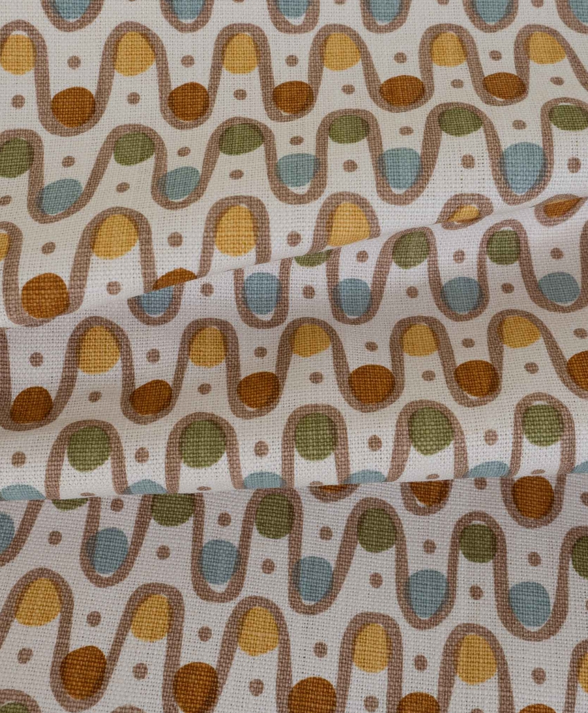 Cathy Nordström-Iteru Fabric - Harvest, Swedish fabrics, Scheme