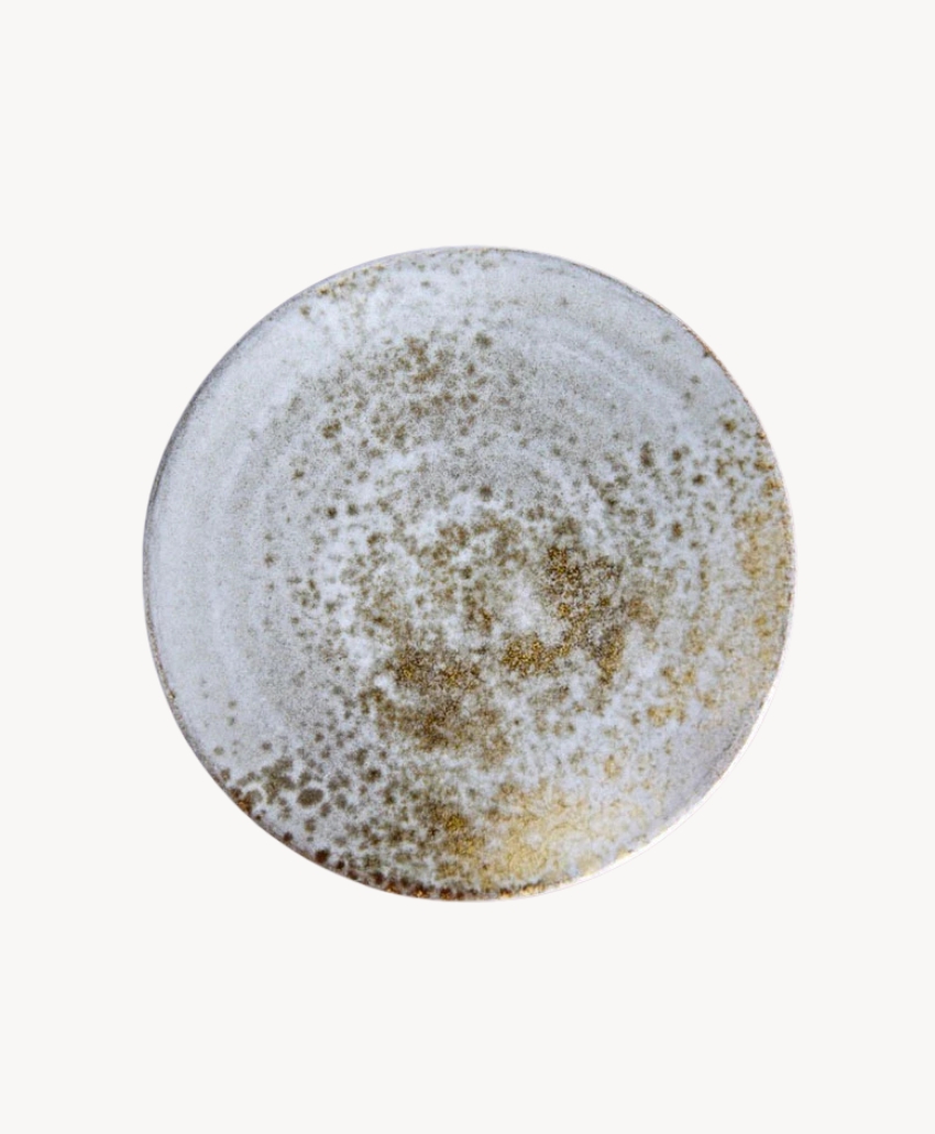 Sigmar-Small Flat Plate, White & Brown, UK, Scheme