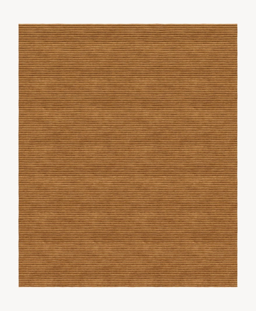 16Ten Rugs Willis Copper Rug in Natural, UK, Scheme Interior, a contemporary rug with a warm natural-toned design.