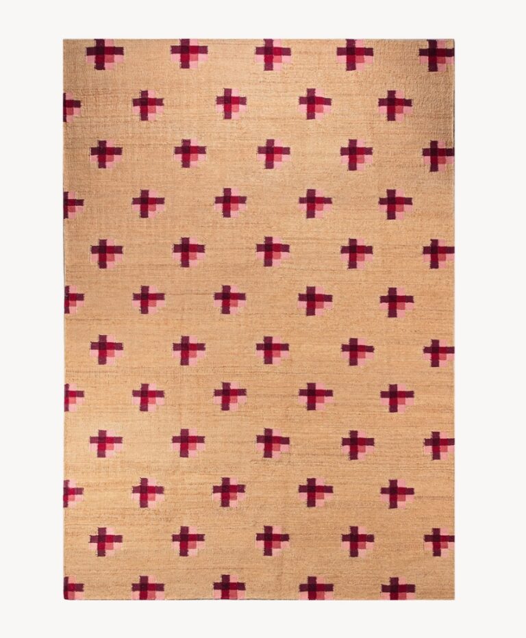 Etta Cross Flatweave – Mulberry