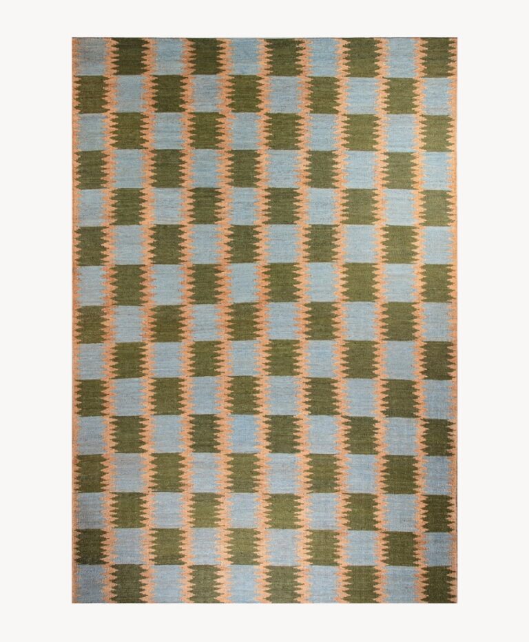 Monty Jute – Olive & Blue