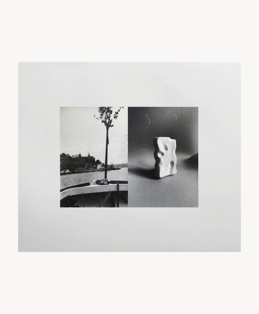 Ines Fernandez de Cordova, Arbol, UK, Scheme Interior, a monochrome artwork featuring black and white forms, from Cramer & Bell.